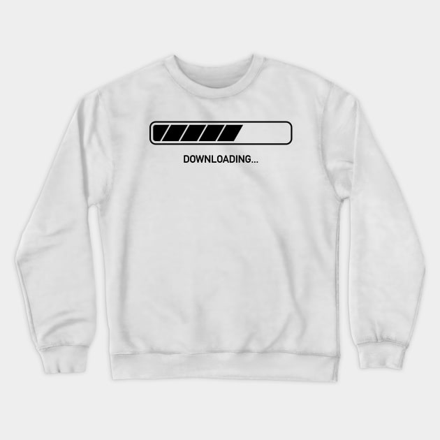 Downloading Bar Icon Crewneck Sweatshirt by THP Creative